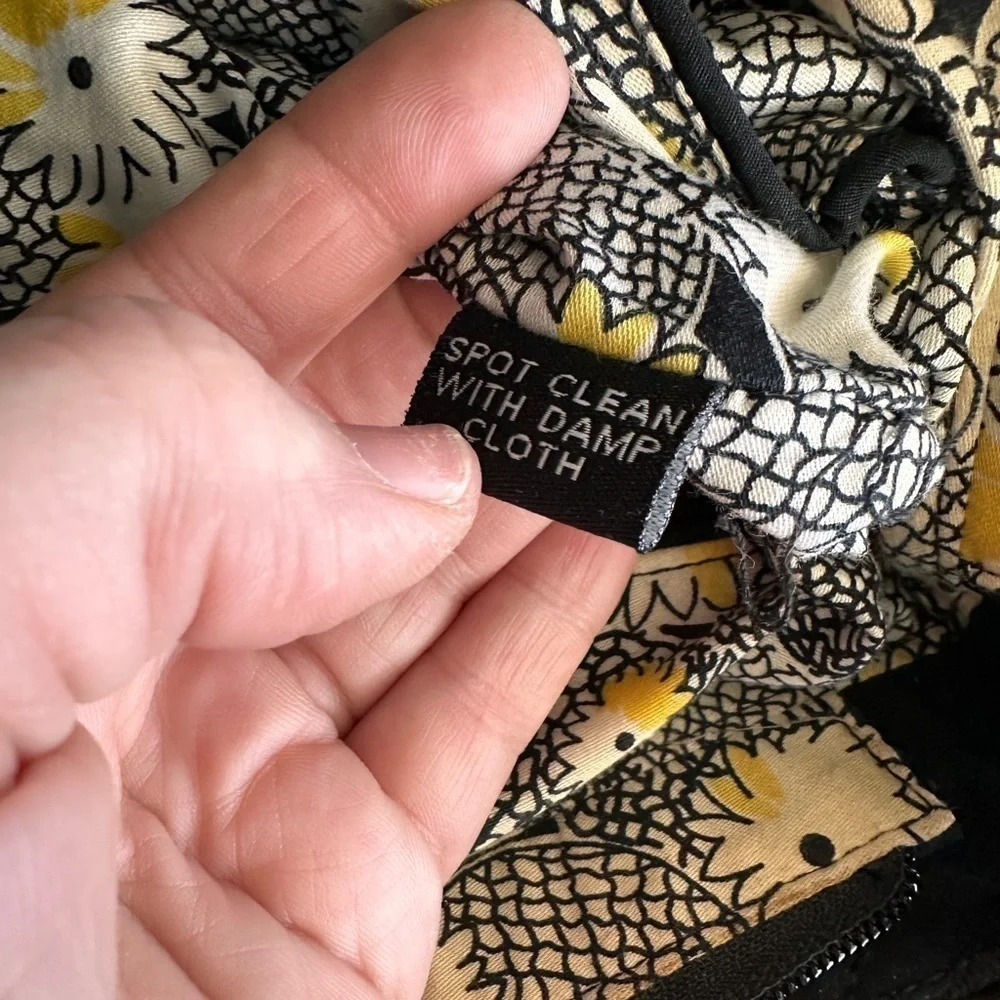 Vera Bradley Black Quilted Crossbody Convertible Shoulder Bag